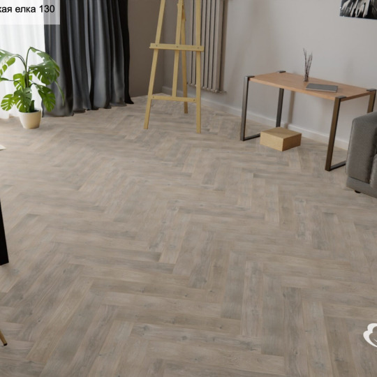 Паркет ёлка Barlinek Английская ёлка Дуб Marzipan Muffin - фото 3