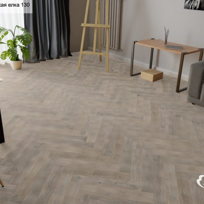 Паркет ёлка Barlinek Английская ёлка Дуб Marzipan Muffin - фото 3