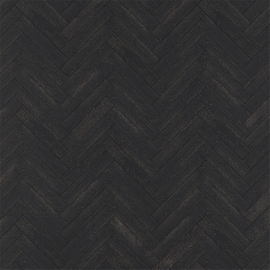 Паркет ёлка Gran Parte Венгерская ёлка 024 Антрацит Антрацит 15х150х600 - фото 3