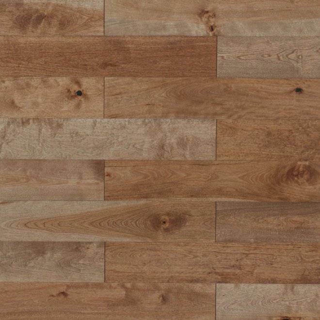 Паркетная доска Amber Wood Береза желтая Амбер (Светлый орех) Фьюжн - фото 1