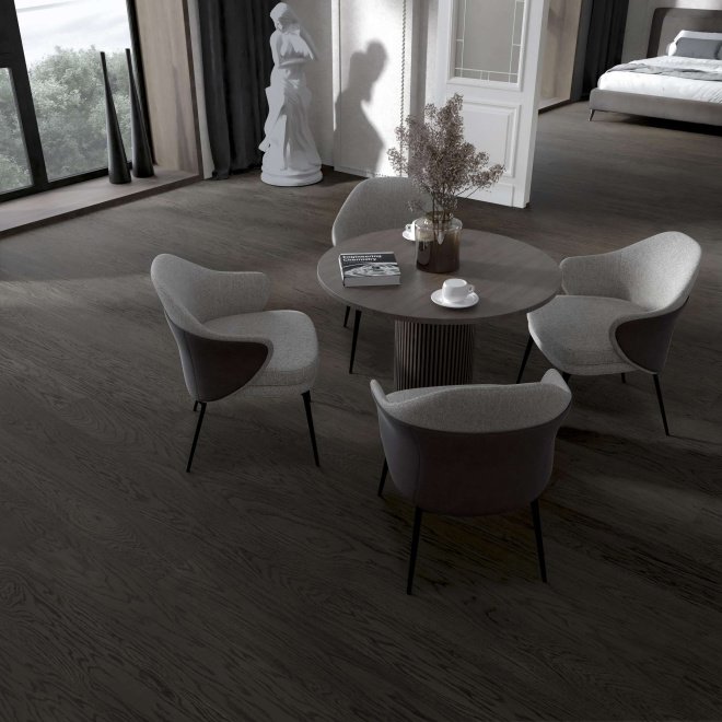 Паркетная доска Esta Parket Nova 16051 Oak Nova Eco Elite Lava Grey - фото 3