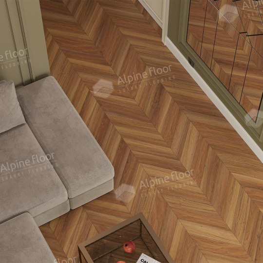 Ламинат Alpine Floor Chevron Art Chevron Art Дуб Этна LF109-08 - фото 3