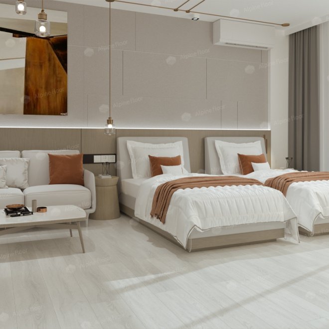 Кварц виниловый ламинат Alpine Floor Intense ECO 9-9 Белый Лес - фото 2