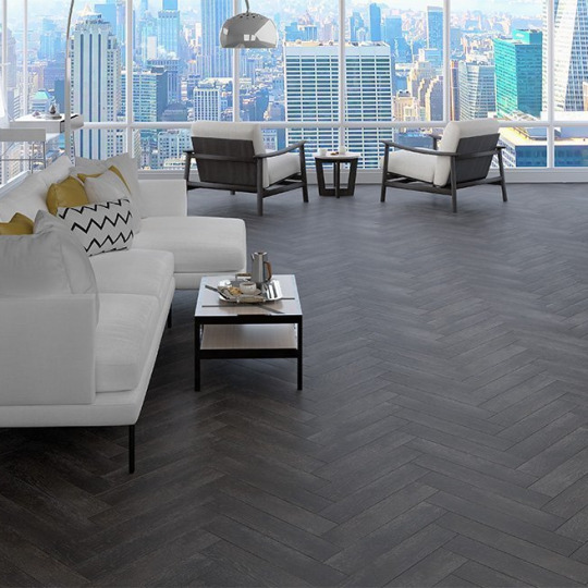 Паркет ёлка Gran Parte Венгерская ёлка 024 Антрацит - фото 4