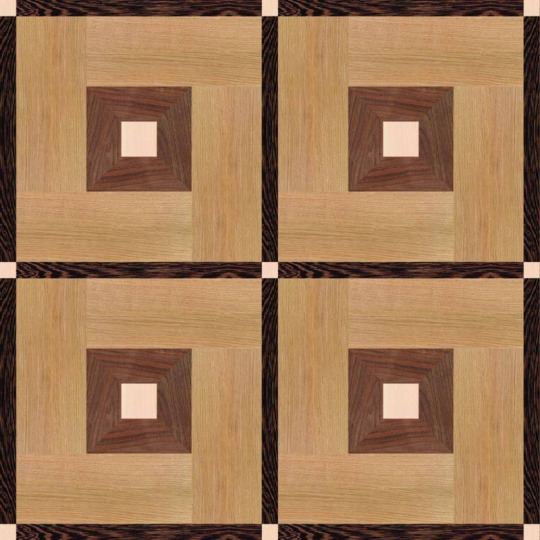 Модульный паркет  Модульный паркет М-114 (дуб радиал, клен, орех, венге) - фото 1