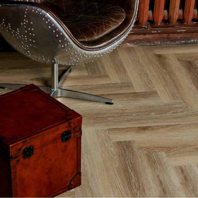 Кварц виниловый ламинат Vinilam Parquet Herringbone IS11166 Паркет Классический - фото 1