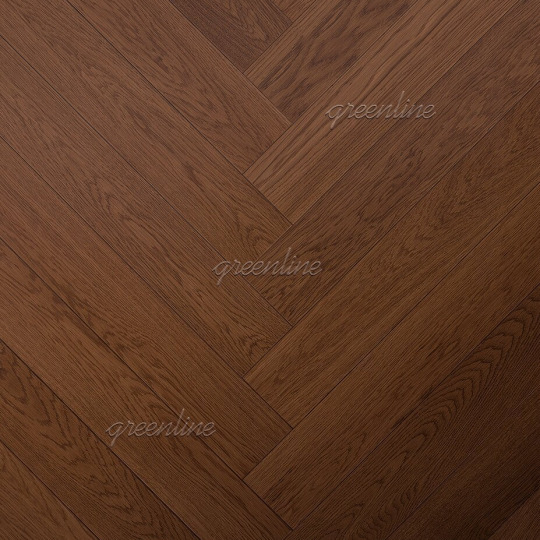 Паркет ёлка Greenline  114 Дуб Мурано английская 114 Дуб Мурано 15х95х620 - фото 2