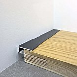 Плинтус TeckWood Micro М-6 Черный Муар RAL 9005 - 