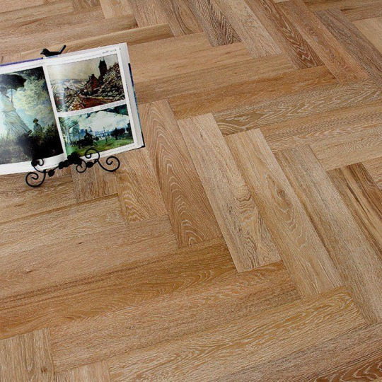 Паркет ёлка Marco Ferutti Hermitage Hermitage Дуб Беленый браш - фото 2