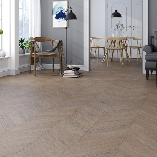 Паркет ёлка Gran Parte Французская ёлка 003 Капучино Капучино 15х150х460 - фото 4