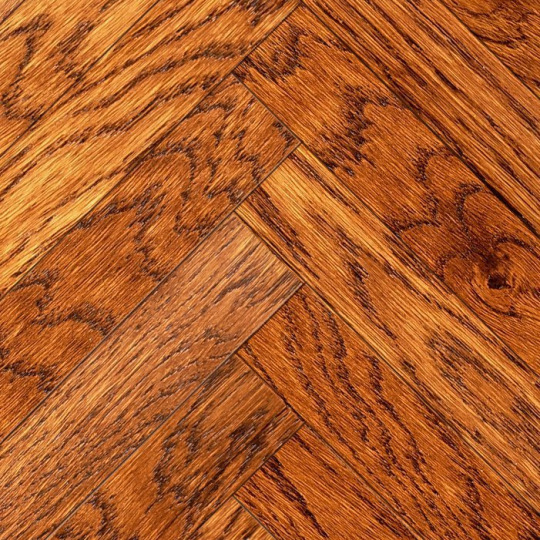 Паркет ёлка Gran Parte Венгерская ёлка Карамелло Карамелло 15х110х550 - фото 1