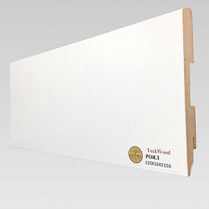 Плинтус TeckWood Белый  Белый Роял 140х16х2150