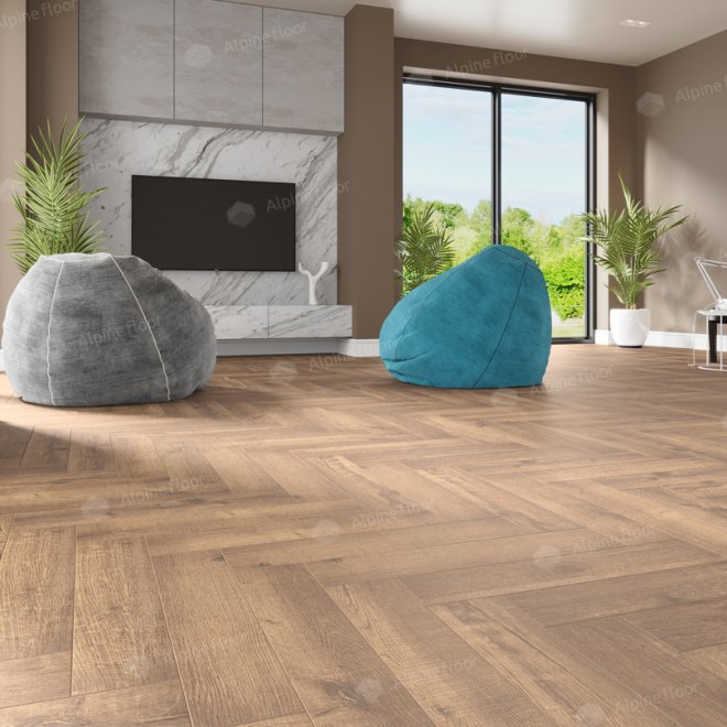 Кварц виниловый ламинат Alpine Floor Parquet Light ECO 13-2 Дуб Royal - фото 4