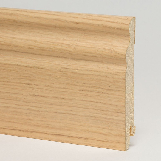 Плинтус Pedross 95x15 шпонированный - Дуб белёный SEG 100 - фото 1