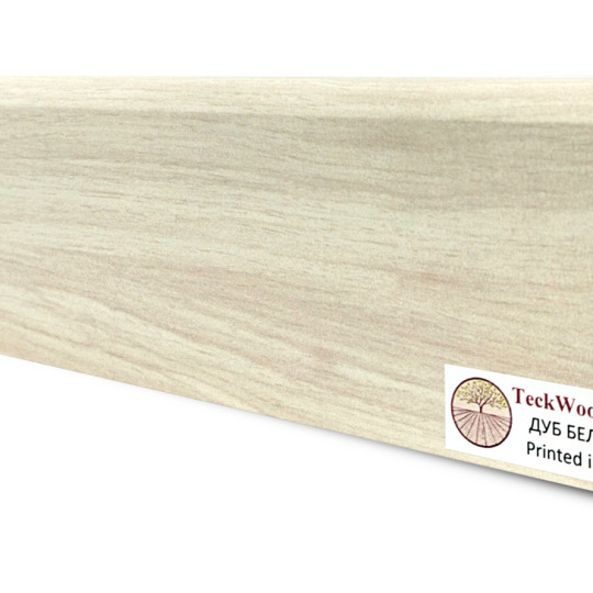 Плинтус TeckWood Цветной 75x16 Дуб беленый (White Oak) - фото 1