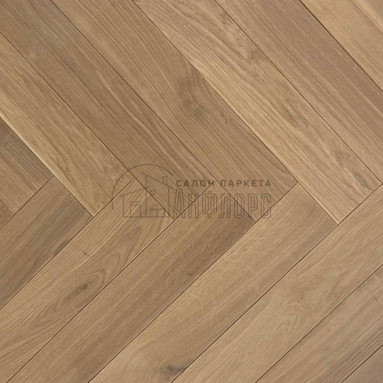 Паркет ёлка Golden Wood Дуб Латте - фото 1