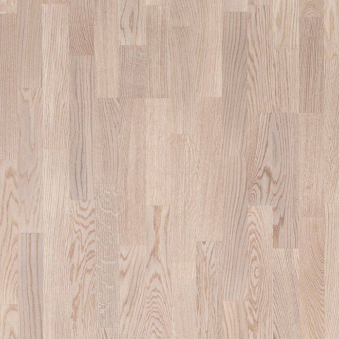 Паркетная доска Polarwood 3-полосная PW Oak Tundra White Matt 3S - фото 1