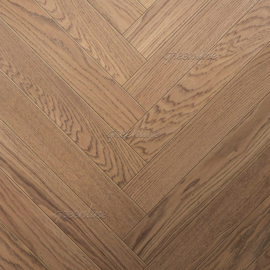 Паркет ёлка Greenline  809 Дуб Дискавери английская 809 Дуб Дискавери 15х130х600 - фото 1