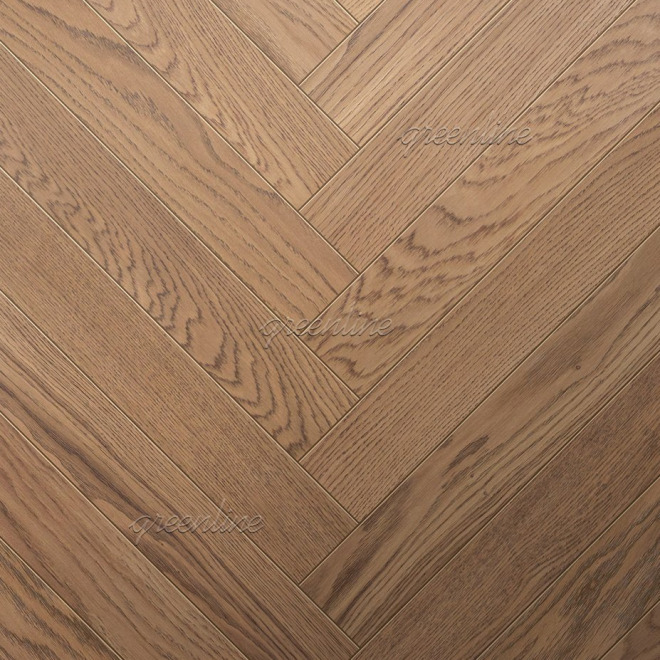 Паркет ёлка Greenline  809 Дуб Дискавери английская 809 Дуб Дискавери 15х130х600 - фото 1