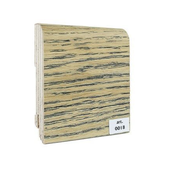 Плинтус Finitura Dekor шпонированный Дуб 018 - фото 1