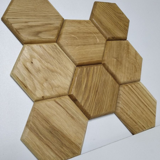 Стеновые панели Mazarri Mazarri Дуб Гексагон Фаска - фото 1