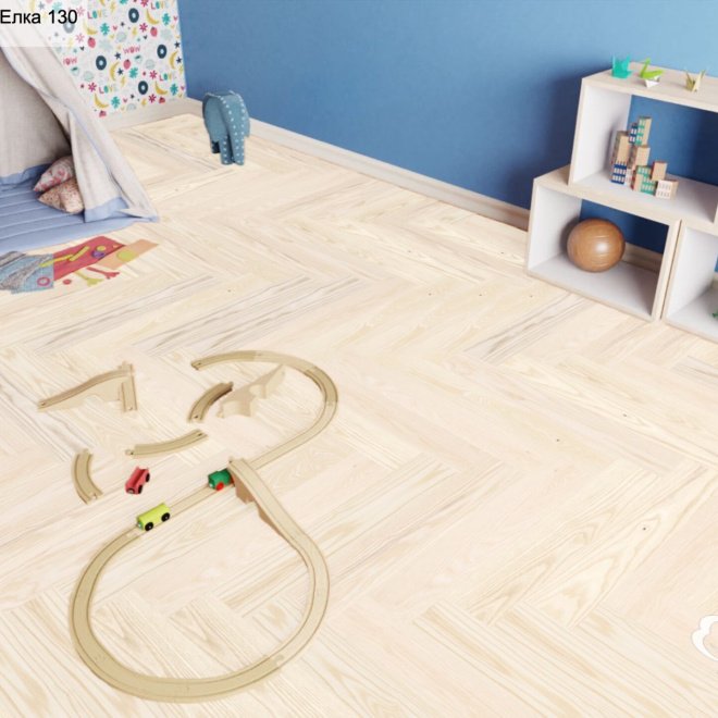 Паркет ёлка Barlinek Английская ёлка Ясень Moonlight - фото 2