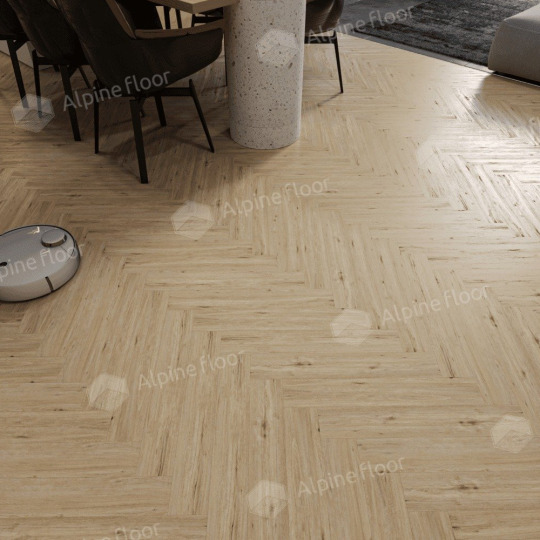 Ламинат Alpine Floor Herringbone 8 Pro Herringbone 8 Pro Дуб Лион LF102-01 - фото 4