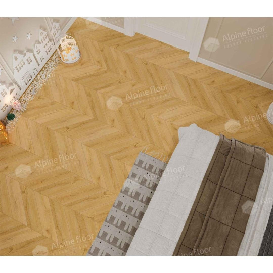 Кварц виниловый ламинат Alpine Floor Chevron Alpine ECO 18-20 MC Caldo
- фото 4