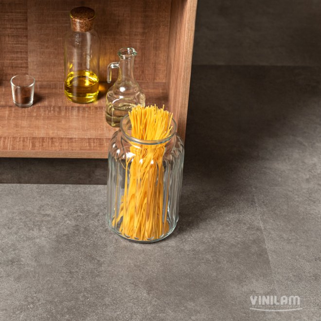 Кварц виниловый ламинат Vinilam Ceramo Stone 71610 Цемент Cтальной - фото 5