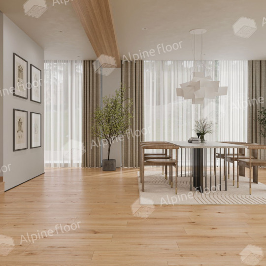 Кварц виниловый ламинат Alpine Floor ProNature 64634 Oak Poprad
- фото 4