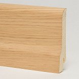 Плинтус Pedross 80x20 шпонированный - Дуб белёный - 