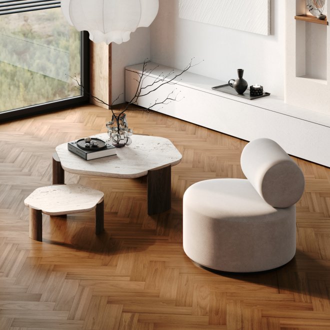 Кварц виниловый ламинат Quartz Parquet Штучный 44-400-63 Дуссия Африканская - фото 2