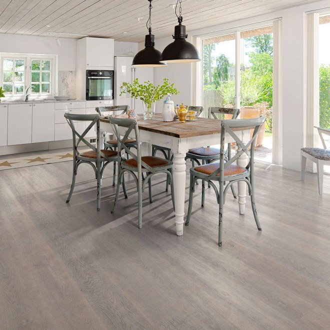 Паркетная доска Karelia 3-х полосная Oak Select Shadow Grey 3S - фото 2
