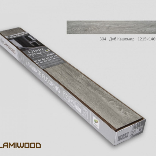 Ламинат LamiWood Глянец Глянец 304 Дуб Кашемир - фото 6