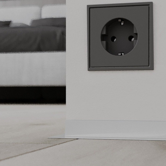 Микроплинтус Ликорн Скрытый С-05.25.2 L Серебристый - фото 3