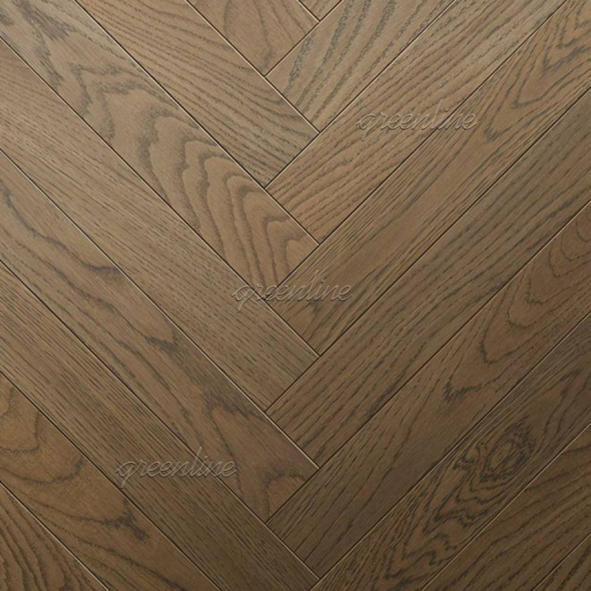 Паркет ёлка Greenline 702 Дуб Легенд 702 Дуб Легенд 11.2х127х600 - фото 1