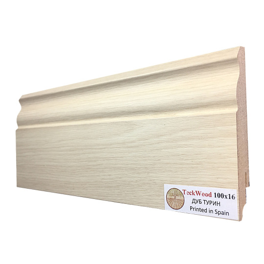 Плинтус TeckWood Цветной 100х16 Дуб Турин - фото 2