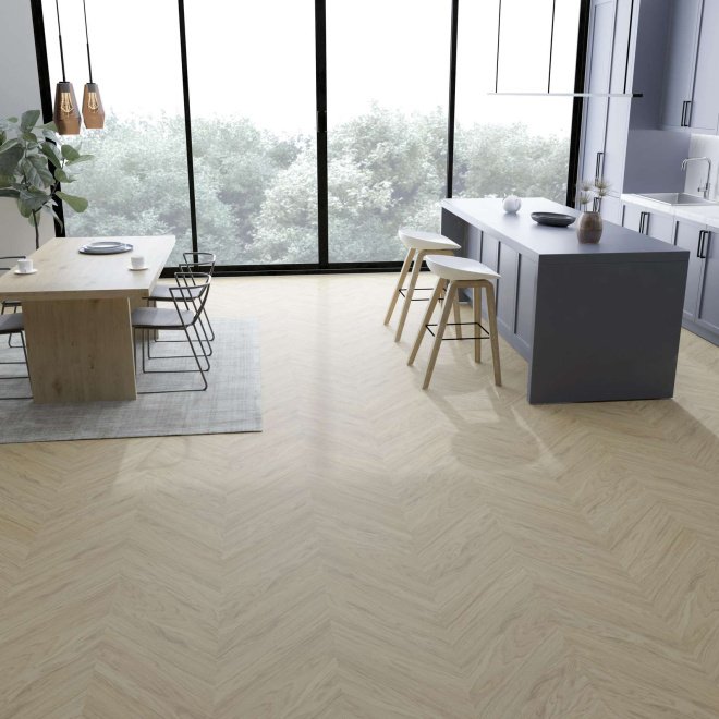 Паркет ёлка Esta Parket Chevron Nova 15502 Oak CH Nova Elite Pure Line - фото 2