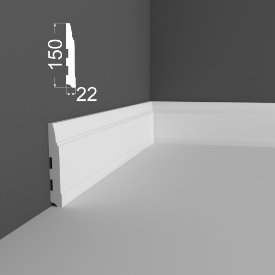 Плинтус Ликорн МДФ Грунтованный Р 13.150.22 - фото 3