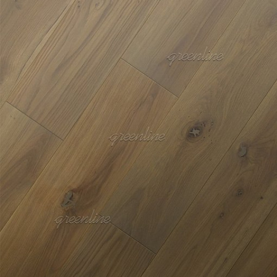 Массивная доска Greenline 709 Дуб Карбон- фото 1