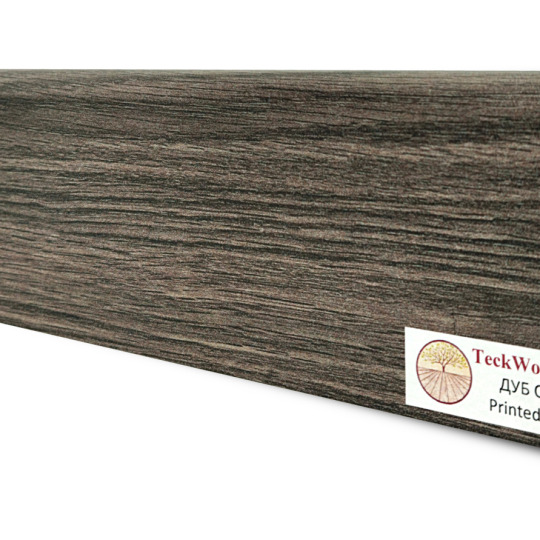 Плинтус TeckWood Цветной 75x16 Дуб Серый (Oak Grey) - фото 1