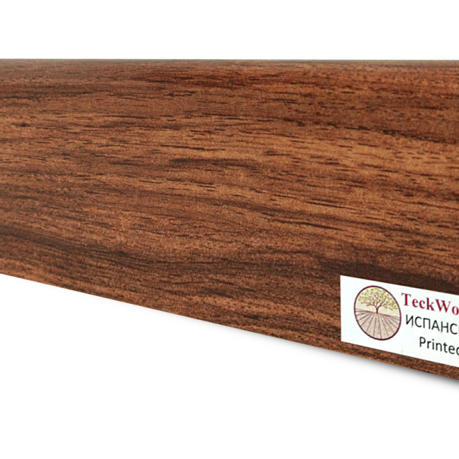 Плинтус TeckWood Цветной 75x16 Испанский Орех (Spanish Walnut) - фото 1