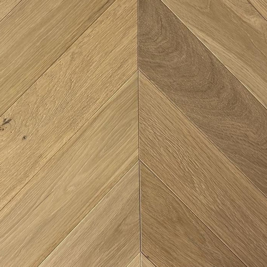 Паркет ёлка HM Flooring Дуб White - фото 1