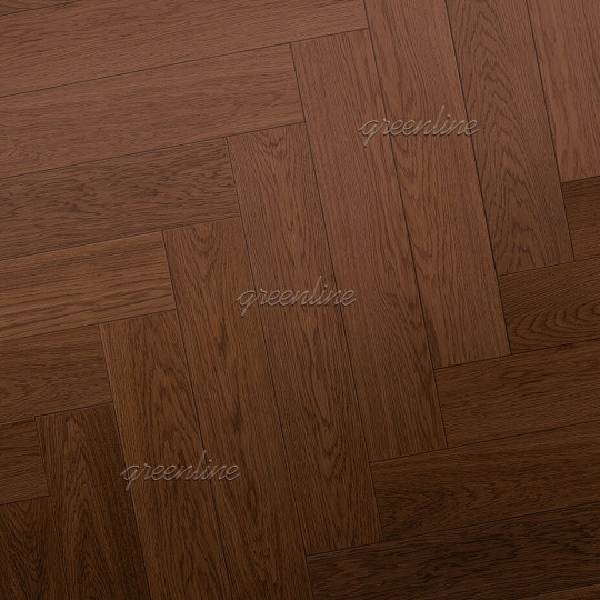 Паркет ёлка Greenline  114 Дуб Мурано английская - фото 2