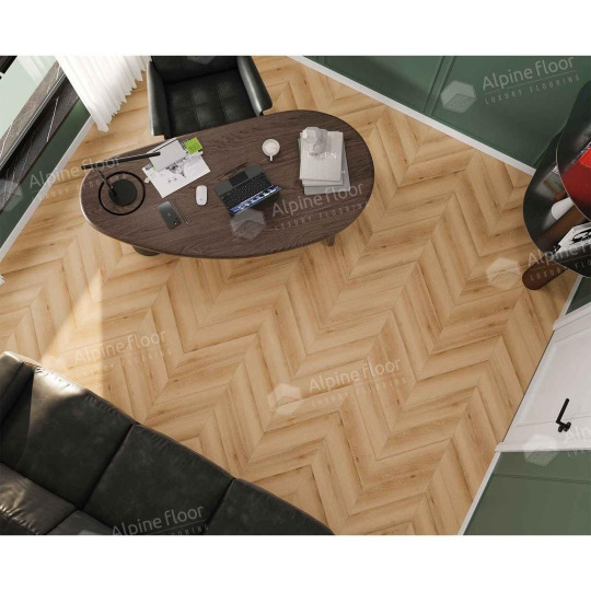 SPC ламинат Alpine Floor Chevron Alpine Дуб Самерсет ECO 18-19 MC
- фото 3