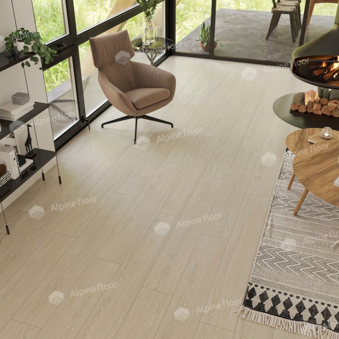 Кварц виниловый ламинат Alpine Floor Ultra LVT ECO 5-14 Дуб Снежный - фото 3