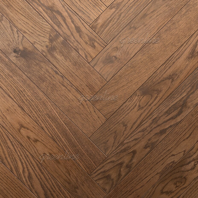 Паркет ёлка Greenline  3105 Дуб Fresco английская 3105 Дуб Fresco 15х125х620 - фото 1