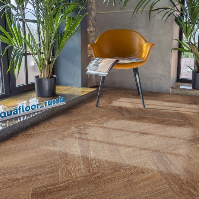 Кварц виниловый ламинат Aquafloor Parquet Glue AF2508PG - фото 3