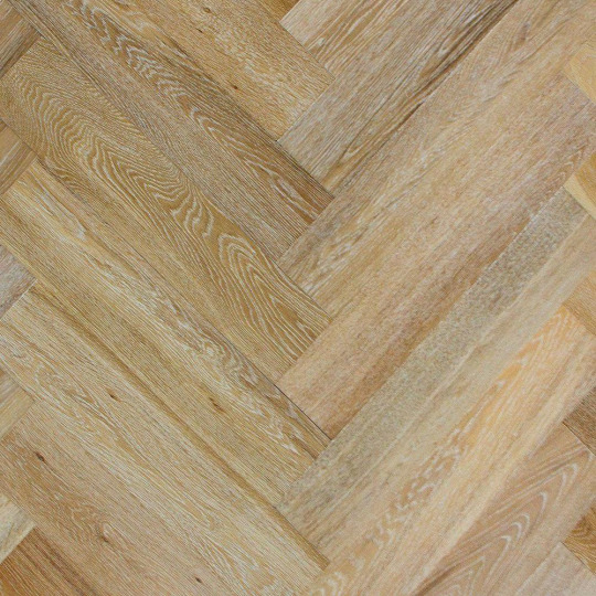 Паркет ёлка Marco Ferutti Hermitage Hermitage Дуб Беленый браш - фото 1