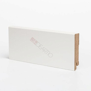Плинтус DeArtio  от 16 мм  U 106-80 Белый